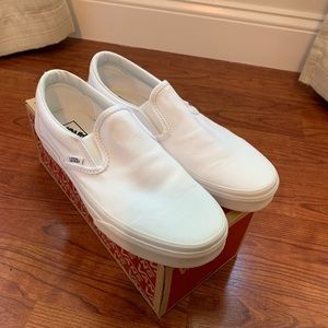 NEW VANS Classic Slip-On -True White